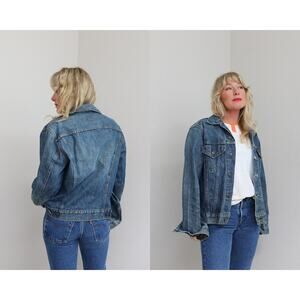 1980's Vintage Levi's Denim Trucker Type 3 Jean Jacket ~ Men's MD Women's MD LG